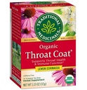 Traditionelle Medicinals Bio Throat Zitrone Echinacea Kräutertee, unterstützt Throat Gesundheit (16 Graf (Pack von 2))