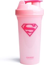 Smartshake Lite Justice League Protein Shaker Bottle 800ml – DC Comics Water Bottle, Leakproof BPA Free Gym Shaker und Protein Powder (Supergirl)