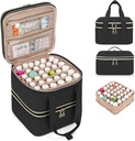Yarwo Pillen Bottle Organizer Aufbewahrungstasche, 3 Ebenen Medizin Reisetasche Leere mit Demountable Design und Dividers für Pillen, Potions, Vitamine und Notfall Erste Hilfe Zubehör, Schwarz (PATENT DESIGN)