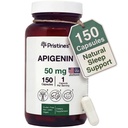 PRISTINE Apigenin Ergänzung für Schlafkapseln - 50mg 150 Tage Versorgung - Prostata & Schlaf Unterstützung gefunden in Kamille Pulver für Entspannung, Gesundes Altern, Gehirn & Herz Gesundheit, &amp; Immunität