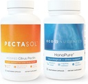 EcoNugenics Ultimate Cellular Health & Immune Support Pack | HonoPure - Magnolia Bark Extract, 30 Kapseln | PectaSol-C Modified Citrus Pectin, 90 Kapseln Bundle