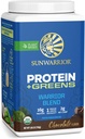 Bio Protein Greens Superfood Pulver | Vegan Pflanzenbasierte Bio-Protein-Pulver Schokolade mit BCAA Aminosäuren & Superfood Mischung | Non-GMO Soy Dairy & Gluten frei (Chocolate, 30 Servierungen)