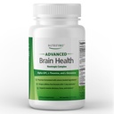 Advanced Brain Health Supplement mit Alpha GPC, L-Theanin, L-Glutamin für Gedächtnis und Fokus - 90 Kapseln