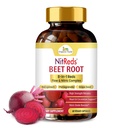 Bio-Veda-Beet-Root-Triple Reds Flow & Nitric Oxide-Ergänzung, 20:1 Extrakt -High Strength Nitrates-Ergänzungen mit Super Red Foods Beetroot, Granatapfel, Rot Spinat-Extrakt, 60 Kapseln
