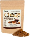 Sayan Siberian Pure Raw Coarse Chaga Powder 8 Oz / 226g – Premium Wild Forest Harvested Super Antioxidant Tea – Unterstützt Immunsystem und Verdauungsgesundheit – Fokus, Energie, Klarheit, Wellness - Non-GMO