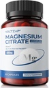 Magnesium-Zitrat Kapseln 500mg Ergänzung: für Verstopfung & Gesundheit Schlaf-Unterstützung Highly Absorbable Magnesium Element Supplement Complex für Muskel- & Verdauung Unterstützung - Non-GMO & Gluten Frei