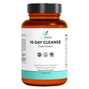 15-Tage Colon Cleanse – Detox & Gut Health Support mit Probiotics, Aloe Vera, Licorice Root & Psyllium Husk – Unterstützt Verdauungs-, Immun- und Nierengesundheit für Männer & Frauen