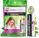 Migraine Relief und Kopfschmerzen Relief Balm Stick Roll auf – 100% Bio Kräuterbalsam – Quick Relief von Kopfschmerzen, Migraine, Stuffy Nose Congestion, Neck Tension – Keine Nebenwirkungen Vapor Rub