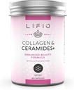 Collagen & Ceramide+, Enhanced Beauty Formula mit Astaxanthin & Biotin, Vitamin A, B2, B3, B12, C & D fördert Hautfeuchtigkeit & Elastizität, Non-GMO, Glutenfrei, Sojafrei, 60 Kapseln