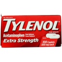 Tylenol Extra Strength Caplets mit 500 mg Acetaminophen, Pain Reliever & Fever Reducer, 100 ct