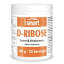 Supersmart - D-Ribose Powder (Naturzucker) 6gm pro Tag - ATP Synthese & Produktion - Universal Fuel for Energy | Non-GMO & Gluten Free - 150 g