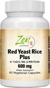 Zen Supplements - Rote Hefe Reis W/CoQ10 Ergänzung 60-Vegcaps