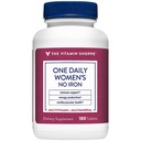 Der Vitamin Shoppe One Daily Women's Multivitamin mit No Iron, 2.000IU Vitamin D3, Multi-Mineral Supplement, unterstützt Energieproduktion, unterstützt Herz-Kreislauf- und Immungesundheit (180 Tabletten)