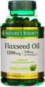 Nature's Bounty Flaxseed Oil 1200 mg, 125 Rapid Release Softgels (Pack von 3)