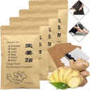 100pcs Self-Heating Ginger Patch für Lymphe, Förderung von Blutzirkulation, Schmerz Relief für Schulter, Neck, Taille, Rücken, Hand, Fuß, Knie & Gelenk, Stomach Bloating, Hot Compress Pad (12 * 8cm)
