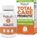 Probulin Total Care Probiotic Supplement, Daily Gut, Digestive und Immune Health Probiotics Kapseln für Männer und Frauen, 20 Billion CFU, Vegan, 90 Count Bottle