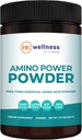 Reignite Wellness von JJ Virgin | Amino Power Powder | Einfach-Absorb essentielle Aminosäuren mit Alpha-Ketoglutarate | Workout, Muskeln, Metabolismus & Energie Unterstützung | Obst-Punch Flavor | 30 Servierungen