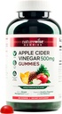 NatureWise Apple Cider Essig-Gummien - 1000mg ACV pro 2 + Vitamin B12 - Pectin Basierend Vegan, Glutenfrei, Non-GMO - 180 Count[90-Day-Versorgung für 1000mg oder 6-Monat-Versorgung für 500mg]