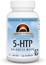 Quelle Naturals Serene Science 5-HTP, Balanced Mood*, Non-GMO Nahrungsergänzung, 200 mg - 120 Kapseln