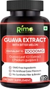 Guava Blatt Extrakt mit Bitter Melon 120 Veg Kapseln 1000 mg pro Portion (120 Kapseln, Guava)