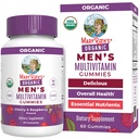 MaryRuth Organics Mens Vitamin Gummy | USDA | Vegan | Tägliche Multivitamine für Immununterstützung | Non-GMO | Glutenfrei | 60 Count
