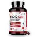 NATURE TARGET CoQ10-400mg Plus PQQ mit Vitamin E & Bio Olivenöl - Coenzym-Q10 mit BioPerine - Hohe Absorption Antioxidans-für-Herz-Gesundheit und Energieproduktion,120 Servietten