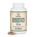 Cordyceps Capsules (Cordyceps Sinensis Mushroom Extract) 210 Count, 3.5 Month Supply, 1.000MG (7% Polysaccharide mit Alpha und Beta Glucans) Gesamt- und Aging Support by Double Wood