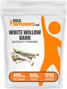 BulkSupplements.com White Willow Bark Extrakt Pulver - Kräuterergänzung, White Willow Bark Pulver - Glutenfrei, 400mg pro Servierung, 500g (1.1 lbs) (Pack von 1)