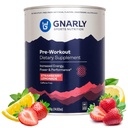 Gnarly Nutrition Natürliches Pre-Workout-Pulver, Erdbeer-Lemonade – NSF Inhalt zertifiziert, Endurance & Recovery – Vegan Pre-Workout, Sporternährung – Erdbeer-Lemonade-Koffein kostenlos, 14.82 oz
