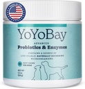 Probiotics for Dogs, for Gut Health and Digestive Health, Yeast Balance, Immununterstützung, Dog Probiotics and Digestive Enzymes, Over 1 Billion CFUs, 60 Soft Chews