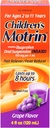 Kinder Motrin Oral Suspension, Schmerzlinderung, Ibuprofen, Grape Flavored, 4 Oz