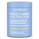BodyHealth PerfectAmino Elektrolyte Pulver Kein Zucker, Hydration Fasten Keto Zero Zucker Elektrolyte Getränk Mischung mit Trace Minerals - Passionsfrucht - 30 Servierungen