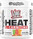 Wärme L-Carnitin Pulver Enhanced Thermogenic | 1500 mg L-Carnitin | Maximale Absorption Formel | Großer Geschmack für Männer & Frauen | 30 Servierungen (30 Servieren, Gummy Bear)