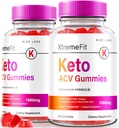 rize labs - Xtremefit Keto ACV Gummis für Advanced Weight Loss, Advanced Formula, Apple Cider Essig Supplement (120 Gummis)