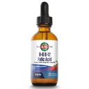 KAL Vitamin B-6 B-12 Folsäure DropIns, flüssige Vitamin B Ergänzung Tropfen, Herzgesundheit, Energie, rote Blutzellen Unterstützung mit Methyl B12 und Methyl Folat, natürliche gemischte Berry Flavor, 59 Portionen, 2oz