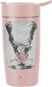 Elektrische Shaker-Flasche, Blender-Flaschen für Proteinmischungen, | Tritan | BPA Free| Portable Mixer Cup, wiederaufladbare Shake Cups und Meal Ersatz Shakes, 22 oz(Pink)
