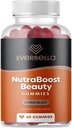 Nutraboost Beauty Gummi, Vegan Collagen Booster, Biotin, Hauthaar und Nägel, Vitamin A, E, C, Citrus Flavor, 30 Tage Versorgung, Zuckerfrei