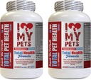 I LOVE MY PETS LLC Hundeimmunität - Hund Total PET Gesundheit - Premium Formel - Best Complex - Hund Vitamin a - 2 Flaschen (120 Bäume)