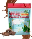 SunLife Organics Grass Fed Whey Protein Powder Chocolate | 100% Bio-Protein-Pulver für Männer & Frauen, Natürlich mit Cacao, Coconut Creamer und Stevia (16 Oz) 15 Servierungen