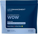 Lebensverbesserung Wow-Getränk-Pulver mit B12, Niacin, Koffein, Taurin, Phenylalanin, Vitamin C, & More Multivitamin - Anti-Aging-Pulver mit Low-Calorie Brain Boost - 60 Servierungen
