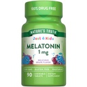 Nature's Truth Kids Melatonin Kautabletten | 1mg | Grape Flavor | Vegetarisch, Non-GMO, & Gluten Kostenlose Ergänzung