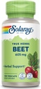 SOLARAY Beet Root 605mg | Mai Unterstützung Herz-Kreislauf-Gesundheit & Athletische Leistung, Nieren, Leber & Blut Gesundheit | Non-GMO | Vegan | 100 VegKaps
