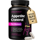UNALTERED Appetitzügler für Frauen - Hilft Cravings zu verwalten, fördert Vollständigkeit, & unterstützt Gewichtsverlust - Natürliche Nahrungsergänzung mit Chrom Picolinate & Glucomannan - 120 Vegan Kapseln