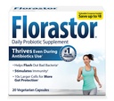 Florastor Daily Probiotic Supplement für Frauen und Männer, Verwendung mit Antibiotika, Saccharomyces Boulardii CNCM I-745 (20 Kapsel, Paket von 2)