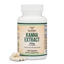 Kanna Extract Supplement (Sceletium Tortuosum) - 50mg Per Capsules, 120 Count - für Entspannung und Frieden des Geistes (Min.4% Gesamt Alkaloide) Nicht-GMO, Glutenfrei, Vegan Safe durch Doppelholz