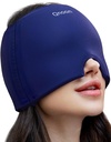 Migraine Relief Cap, Kopfschmerzen Relief Cap Mask Produkte, Cooling Odorless Gel Ice Head Wrap für Spannung, Stress, Hangover & Puffy Eyes