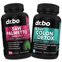 Saw Palmetto für Frauen Haarausfall & Colon Cleanser - DHT Blocker für Frauen Wachstum & 15 Tage Colon reinigen Darm Detox Pillen - Pure Saw Palmetto Haarausfall Ergänzung Bowel Bewegung Kapseln