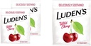 Ludens Wild Cherry Throat Drops, Packung von 2, 90 Tropfen für Sore Throat Relief