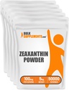 BulkSupplements.com Zeaxanthin Powder - Zeaxanthin Supplements, from Marigold Flower Extract - Gluten Free, 100mg (Zeaxanthin 5mg) per Serving, 5kg (11 lbs) (Pack of 5)