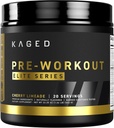Kaged High Stimulant Pre Workout Pulver | Strawberry Lemonade | Pre-Kaged Elite | L-Citrulline | Kreatin | Beta Alanine | 388mg Koffein | Nitric Oxide Booster | 20 Servierungen
